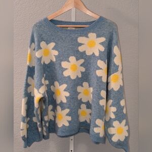 Retro Daisy Debut Sweater 1XL